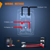 Picture of Nilight 90002B Interior Light Rocker Switch LED Light Bar 5Pin Laser On/Off LED Light 20A/12V 10A/24V Switch Jumper Wires Set for Jeep Boat Trucks