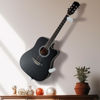 Picture of DAZZLIFE Horizontal Guitar Wall Hanger for Acoustic Electric Bass Ukulele Banjo (White)