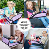 Picture of COOLBEBE Kids Travel Tray for Toddler Car Seat, Travel Tray for Airplane, Toddler Car Seat Lap Tray, Carseat Table Tray for Kids Travel Activities (Purple)