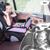 Picture of COOLBEBE Kids Travel Tray for Toddler Car Seat, Travel Tray for Airplane, Toddler Car Seat Lap Tray, Carseat Table Tray for Kids Travel Activities (Purple)