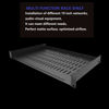 Picture of JINGCHENGMEI 1U Vented Rack Shelf Universal Rack Tray No Lip for 19 Inches Network Cabinet or Server Rack (12 Inches Deep)