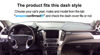 Picture of Yiz Dashboard Mat Dash Cover Custom Fit for 2015-2020 Chevy Chevrolet Tahoe Suburban/GMC Yukon Without Forward Collision Alert, Without Head Up Display (Black) J133