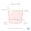 Picture of Bumkins Short Sleeve Bib for Girl or Boy, Toddler and Kids for 1-3 Years, Large Size, Essential Must Have for Junior Children, Eating, Mess Saving Soft Fabric Apron for Play, Lace Pink