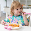 Picture of Bumkins Short Sleeve Bib for Girl or Boy, Toddler and Kids for 1-3 Years, Large Size, Essential Must Have for Junior Children, Eating, Mess Saving Soft Fabric Apron