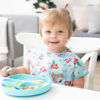 Picture of Bumkins Disney Short Sleeve Bib for Girl or Boy, Toddler and Kids for 1-3 Years, Large Size, Essential Must Have for Junior Children, Eating, Mess Saving Soft Fabric Apron for Play, Ariel