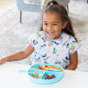Picture of Bumkins Disney Short Sleeve Bib for Girl or Boy, Toddler and Kids for 1-3 Years, Large Size, Essential Must Have for Junior Children, Eating, Mess Saving Soft Fabric Apron for Play, Jasmine