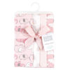 Picture of Hudson Baby Unisex Baby Cotton Flannel Burp Cloths 4-Pack, Girl New Elephant, One Size