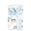 Picture of Hudson Baby Unisex Baby Cotton Flannel Burp Cloths 4-Pack, Boy Safari World, One Size