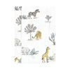Picture of Hudson Baby Unisex Baby Cotton Flannel Burp Cloths 4-Pack, Boy Safari World, One Size