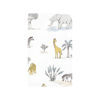 Picture of Hudson Baby Unisex Baby Cotton Flannel Burp Cloths 10-Pack, Boy Safari World, One Size