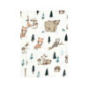 Picture of Hudson Baby Unisex Baby Cotton Flannel Burp Cloths, Boy Woodland Pals 7-Pack, One Size