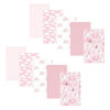 Picture of Hudson Baby Unisex Baby Cotton Flannel Burp Cloths 10-Pack, Girl New Elephant, One Size