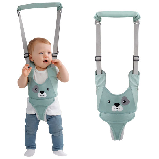 Picture of Watolt Baby Walking Harness - Handheld Kids Walker Helper - Toddler Infant Walker Harness Assistant Belt - Child Baby Walk Learning Help Support Assist Trainer Tool - for 7-24 Month Old