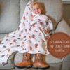 Picture of LollyBanks Baby Blanket for Boys, Large 47 x 47 Inches Soft Muslin Swaddle Blankets, 100% Cotton Breathable and Lightweight Baby Receiving Blankets, Baby Essentials, Registry (Cowboy Boot Print)