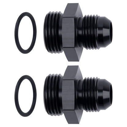Picture of EVIL ENERGY 10AN Flare to AN12 ORB Male O-Ring Fitting Adapter 2PCS