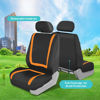 Picture of FH Group Car Seat Covers Front Set in Cloth -Car Seat Covers for Low Back Car Seats with Removable Headrest,Universal Fit,Automotive Seat Covers,Washable Car Seat Cover for SUV,Sedan,Van Orange