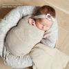 Picture of lulumoon Muslin Swaddle Blanket Baby - Cotton Swaddling Blanket Soft Baby Receiving Blanket Neutral 3Pack(Olive)
