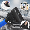Picture of 2 Pack Snow and Ice Scraper for Car Windshield, Frost Removal Tool with Foam Handle, for Car Truck SUV Window and Windshield, Scratch-Free (Black & Blue)