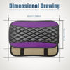 Picture of Car Center Console Cover, Universal Leather Waterproof Armrest Seat Box Cover Protector, Comfortable Car Decor Accessories Fit for Most Cars, Vehicles, SUVs-Purple
