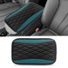 Picture of Car Center Console Cover, Universal Leather Waterproof Armrest Seat Box Cover Protector, Comfortable Car Decor Accessories Fit for Most Cars, Vehicles, SUVs-gem green