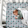 Picture of Pack and Play Sheets Fitted, Stretchy Pack n Play Sheets Fitted 4-Pack | Mini Crib Sheets, Pack n Play Mattresses Sheets Compatible with Graco Pack n Play, Soft and Breathable Material, Grey