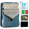 Picture of AARVI Kalimba Thumb Piano 17 Keys, Portable Mbira Finger Piano Gifts for Kids and Adults Beginners (blue)