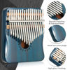 Picture of AARVI Kalimba Thumb Piano 17 Keys, Portable Mbira Finger Piano Gifts for Kids and Adults Beginners (blue)