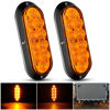 Picture of Nilight 6" Oval Amber LED Trailer Tail Lights 2PCS 10 LED Waterproof Turn SignalsTrailer Lights for Truck RV Boat Bus Lorry Camper Van Caravan