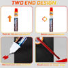 Picture of Red Touch Up Paint Pen for Cars, Car Paint Scratch Repair, Two-In-One Car Touch Up Paint Fill Paint Pen, Quick & Easy Solution to Repair Minor Automotive Scratches 0.8 fl oz