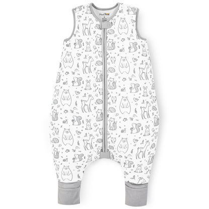 Picture of Mama Cheetah Toddler Sleep Sack with Feet, 2.5 TOG Organic Cotton Baby Sleeping Bag with Legs, Winter Baby Wearable Blankets for Early Walker 6-18 Month