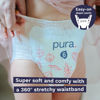 Picture of Pura Size 8 Diaper Pants - 1 x 15 Diapers (41+lbs), Pull Up Disposable Baby Diapers for Sensitive Skin, Hypoallergenic, Fragrance Free, Totally Chlorine Free, Easy-Tear Sides