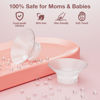 Picture of 21mm Flange Inserts for 24mm Flange/Shield of Most Pumps, BPA Free Silicone Flange Sizing Kit Compatible with Momcozy/Elvie/Spectra/Bellababy Breast Pumps, M5/M9/S12 Pro Replacement Accessories