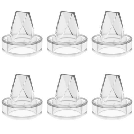 Picture of 6 Pack Silicone Duckbill Valve Compatible with S9 / S12 / S9Pro / S12Pro Wearable Breast Pump, Electric Breast Pump Parts Accessories