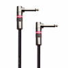 Picture of Monster Prolink Classic Instrument Guitar Cable - 8 in Right Angle to Right Angle Instrument Cable. All Metal & Duraflex Outer Jacket. 90% Copper Braided Shield Monster Instrument Cable
