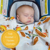 Picture of LollyBanks Swaddle Blanket | 100% Muslin Cotton | Newborn and Baby Nursery Essentials for Boys, Registry | Camp Theme Print