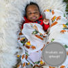 Picture of LollyBanks Swaddle Blanket | 100% Muslin Cotton | Newborn and Baby Nursery Essentials for Boys, Registry | Camp Theme Print