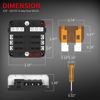 Picture of DaierTek 12V Fuse Block 6 Way with LED Indicator Light 12 Volt Fuse Box ATO/ATC Marine Fuse Panel Waterproof 24V for Automotive Boat Car Truck