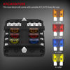 Picture of DaierTek 12V Fuse Block 6 Way with LED Indicator Light 12 Volt Fuse Box ATO/ATC Marine Fuse Panel Waterproof 24V for Automotive Boat Car Truck
