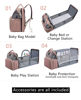 Picture of houscly Diaper Bags Backpack for Baby Boy : Large Baby Bag for Boys Girls Mom Toddler Women Men Dad Big Travel Newborn Essential Baby Registry Search Must Haves Grey