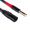 Picture of Suanqi 024 1/4 Inch TRS to XLR Male Cable, Balanced 6.35mm TRS Plug to 3-pin XLR Male, Quarter inch TRS Male to XLR Male Microphone Cable (1FT)