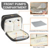 Picture of PIIOSER Breastmilk Cooler Bag with Ice Pack, Compatible with Wearable Breast Pumps & Accessories - Portable Pumps Carrying Case for Nursing & Working Moms, Black