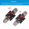 Picture of WOHHOM 30A 40A 50A 60A 80A 100A 150A Audio Circuit Breaker Auto Car Stereo Inline Fuse Holders Inverter, Manual Reset 12V-24V DC for Automotive Marine Boat Audio System Protection (80A)