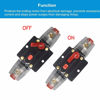 Picture of WOHHOM 30A 40A 50A 60A 80A 100A 150A Amp Audio Circuit Breaker Auto Car Stereo Inline Fuse Holders Inverter, Manual Reset 12V-24V DC for Automotive Marine Boat Audio System Protection (60A)