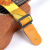 Picture of Ukulele Strap - BestSounds Uke Shoulder Straps with Leather Ends for Soprano Concert Tenor and Baritone Ukuleles (Van Gogh Sunflower)