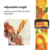 Picture of Ukulele Strap - BestSounds Uke Shoulder Straps with Leather Ends for Soprano Concert Tenor and Baritone Ukuleles (Van Gogh Sunflower)