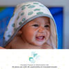 Picture of Spasilk Bath Hooded Towels & Washcloths Set for Babies, 23-Piece Gift Set, Green Dots