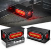 Picture of Nilight 2 PCS Steel Trailer Light Boxes Housing Kit 3LED License Plate Light 6 Inch Oval Red Amber Trailer Tail Light 2 Inch Round Red Side Marker Lights Grommet Plugs for Truck Trailer Tractor Car