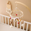 Picture of Baby Crib Mobile for Boys Girls Rainbow Nursery Mobile Gender Neutral Hand-Crocheted Mobile Ceiling Mobile - Rainbow, Clouds, Moon