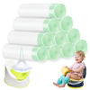 Picture of 200 Pack Portable Potty Chair Liners with Drawstring,Disposable Training Toilet Seat Potty Bags for Kids Toddler Pet Outdoors(17.3x9.4 inch)