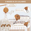Picture of Floor-Standing Crib Mobile Arm with Music Box - 65 Inch Wooden Mobile Arm for Crib - Crib Mobile Motor - Volume Control - 35 Lullabies - Wooden Nursery Decor - Baby Mobile Hanger